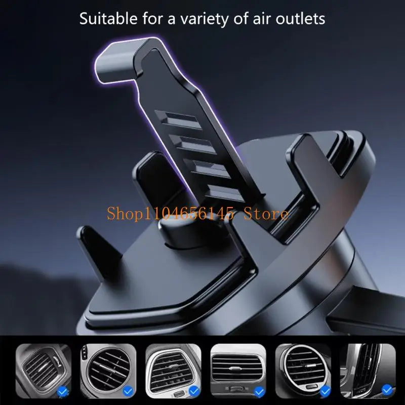 5asd 17MM Double Head Car Mobile Holder Accessory With 360 Degree Rotation And Adjustable Viewing Angle For Various Vehicle