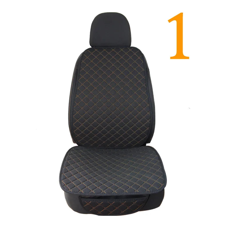Car Seat Cover Accesorries Flax Summer Protect Cushion Protector Front Rear Full Set Vehicle Supplies Auto Interior Universal