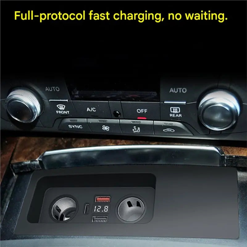 Car Accessories For A6 C7 Rs6 A7 2012-2018 Charging Panel Phone Holder Car