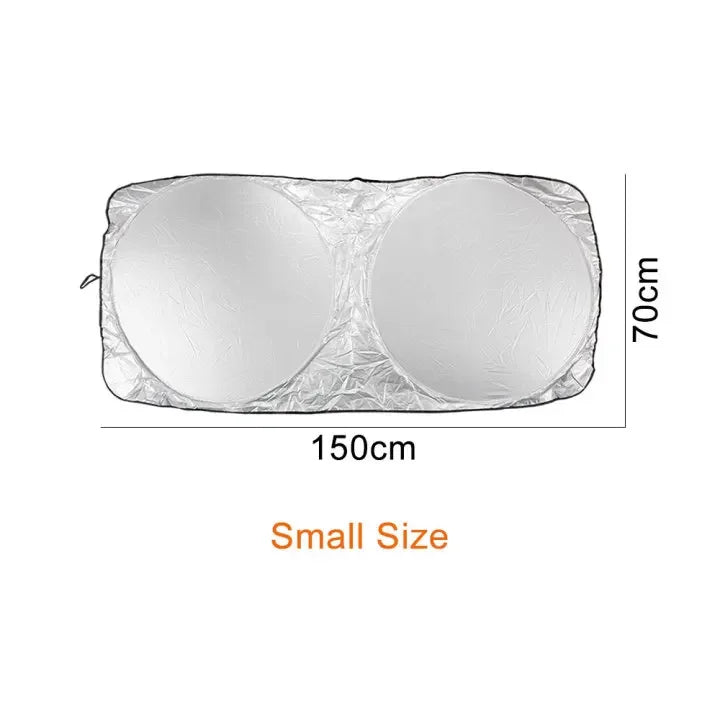 Car Windshield Sun Shade Cover - Visor for Interior Use, Folding Parasol, Suitable for Automobiles, Helps with Sun Protection