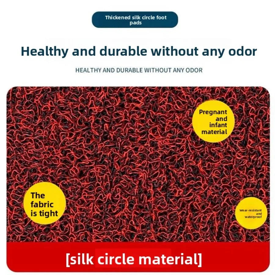 Waterproof Car Floor Mats - Self-Cut Universal Driver & Passenger Side | Wire Loop Non-Slip Foot Pedal Liners
