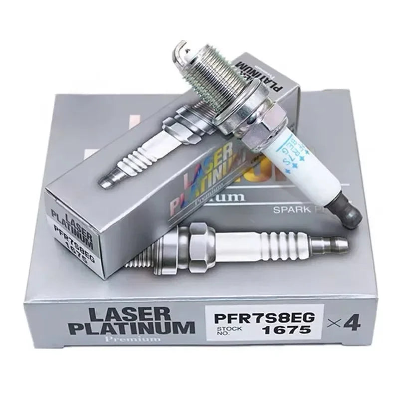 4pcs PFR7S8EG 1675 Dual Platinum Spark Plug For VW Golf Eos Jetta Audi  A3 A4 A5 A6 Q5 R8 S5 TT Passat Tiguan 1.8/2.0T