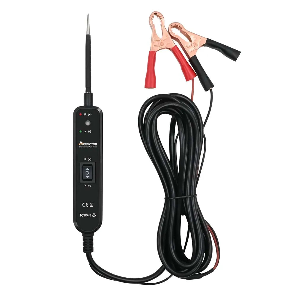 Automotive Electric Circuit Tester Car Electrical System Tester Automobile Circuit Tester With Power Switch Vehicle Diagnostic