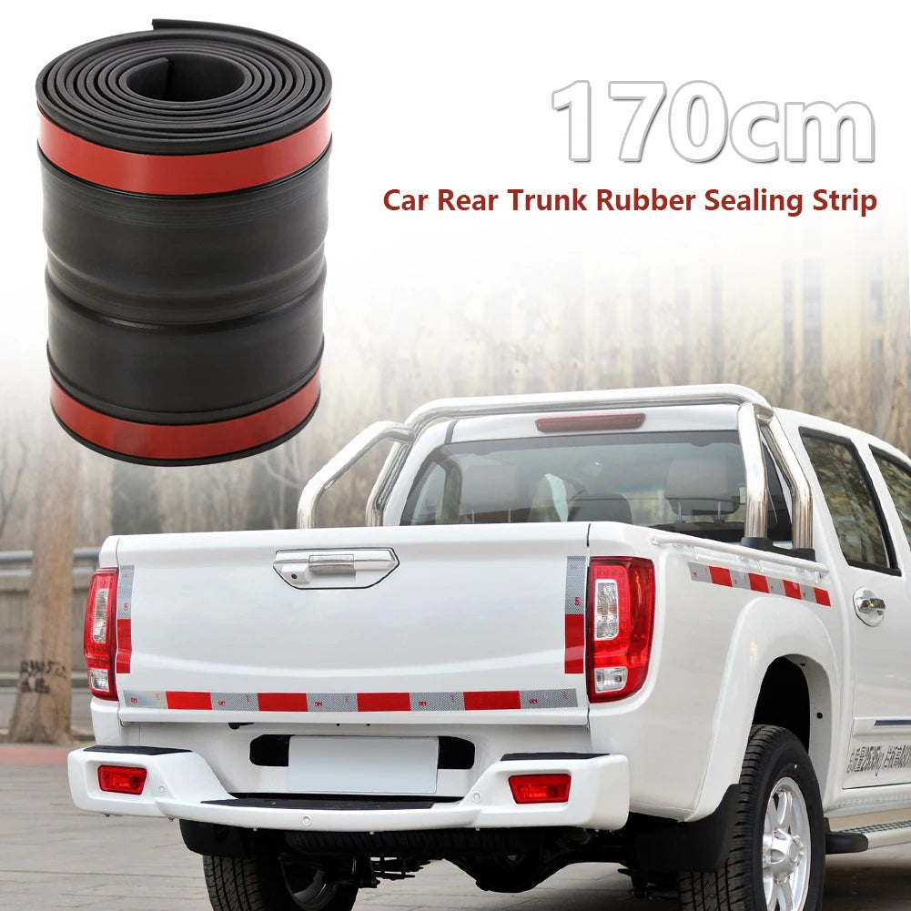 170x11cm Rubber Truck Bed Tailgate Gap Cover Filler Seal Cap for Pickup Truck