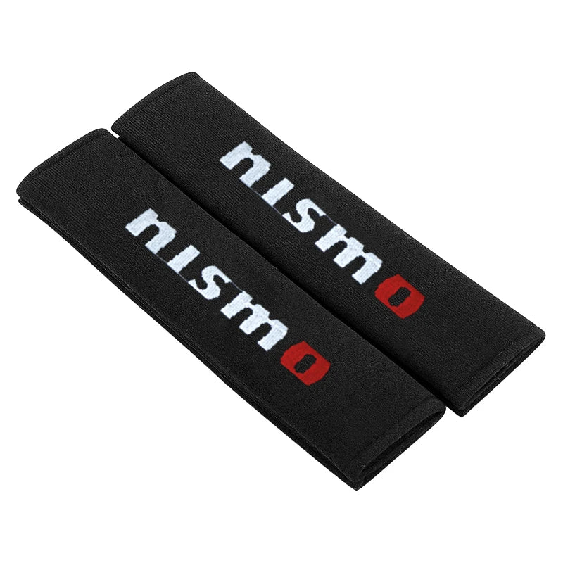 Car Interior Accessories Auto Seat Belt Cover Shoulder Pads for Nismo Nissan Juke Tiida Teana GTR 350Z 370Z 240SX Fairlady