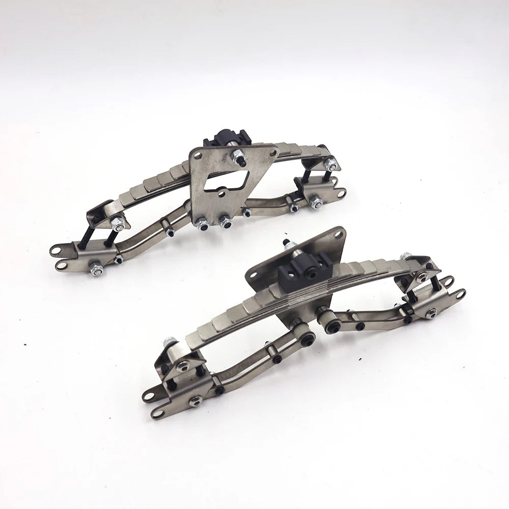 Accesorios de suspensión trasera de simulación de metal para camión Tamiya RC 1/14, remolque, volquete, Scania, Benz, Actros, Volvo, MAN, LESU, piezas de bricolaje