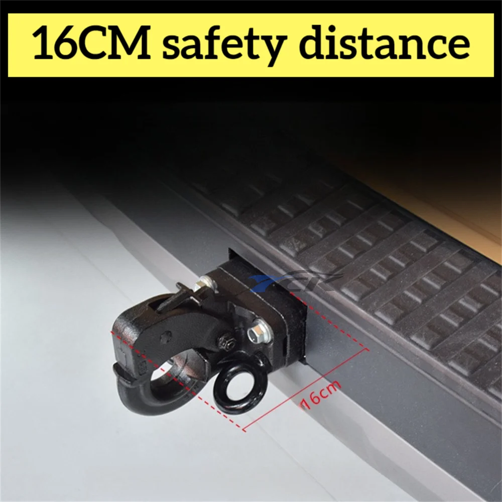 For 2024 2025 Prado LC250 Off-Road Tow Hook Upgrade Heavy-Duty Rear Bumper Anti-Collision Tow Hook Trailer Hitch Accessories