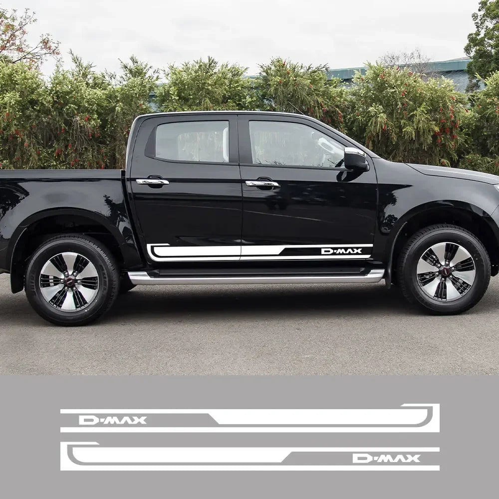 Pickup Body Side Stickers For Isuzu Dmax D Max Truck Hood Car Tailgate Decor Decals Trunk Vinyl Covers Auto Tuning Accessories