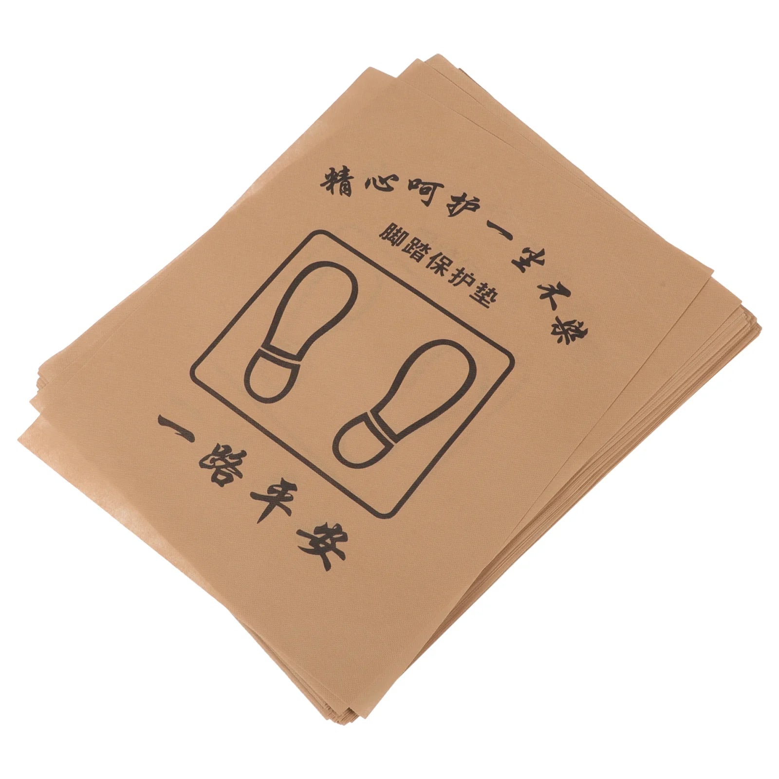 50 Pcs Soft Non Woven Fabric Car Floor Mats Wear Resistant Disposable Automotive Foot Mats Universal Interior Accessories Car