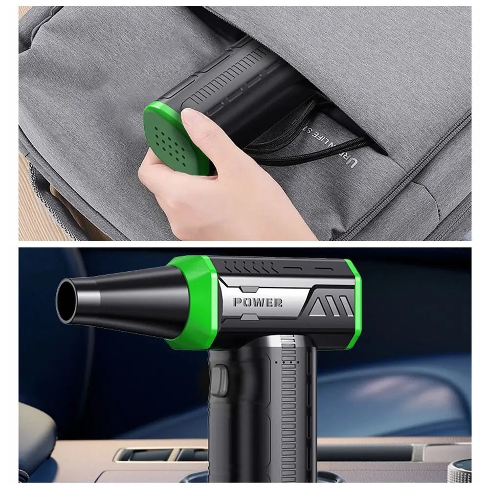 3-In-1 Car Vacuum Cleaner 6000pa High Power Wireless Handheld Hoovers Multifunctional Strong Suction Portable Air Blower Pet