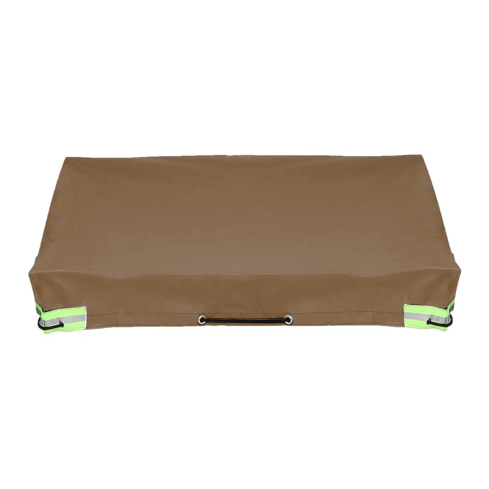 Trailer Cover RV Camping Trailer Flat Tarpaulin UV Protection Waterproof Trailer Rv Cover For Other Vehicle And Car Trailer