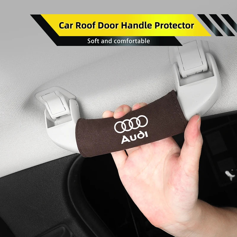 Car Hand Pull Cover Roof Top Protective Cover Armrest Accessory Car Interior For Audi A1 A3 A4 A5 A6 A7 A8 Q2 Q3 Q5 Q7 Q8 Quattr