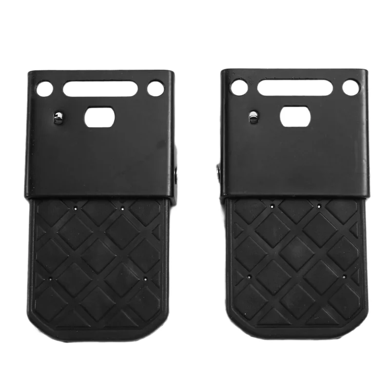 2 estribos plegables antideslizantes para caja de camioneta, parachoques de remolque de barco y escalera de portón trasero de camioneta, piezas exteriores de RV