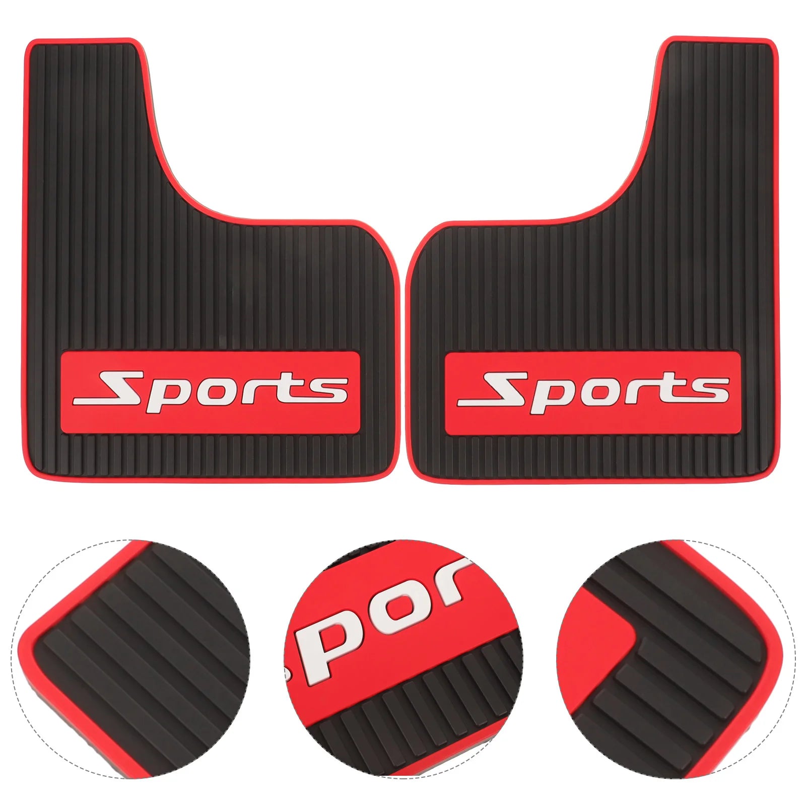 2 piezas antes y después de accesorios para coche y camión, guardabarros universales de PVC, protectores contra salpicaduras