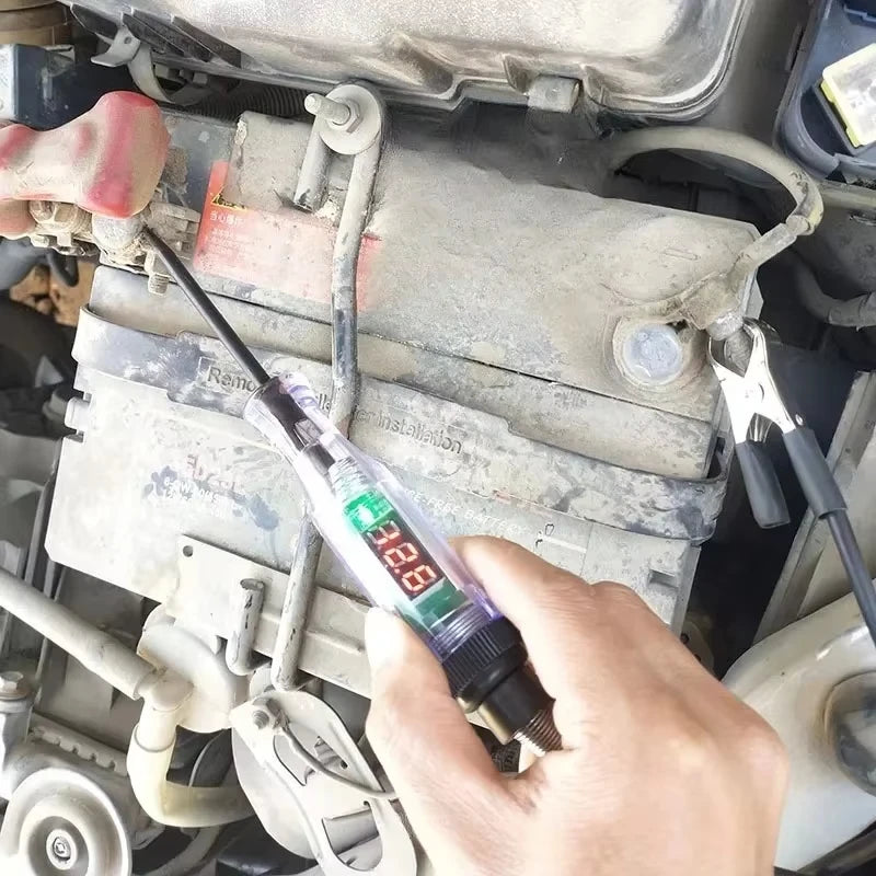 Car Truck Voltage Circuit Tester Auto 3V-24V Tools Car Diagnostic Probe Test Pen Light Bulb Electric Measuring Pen Tools