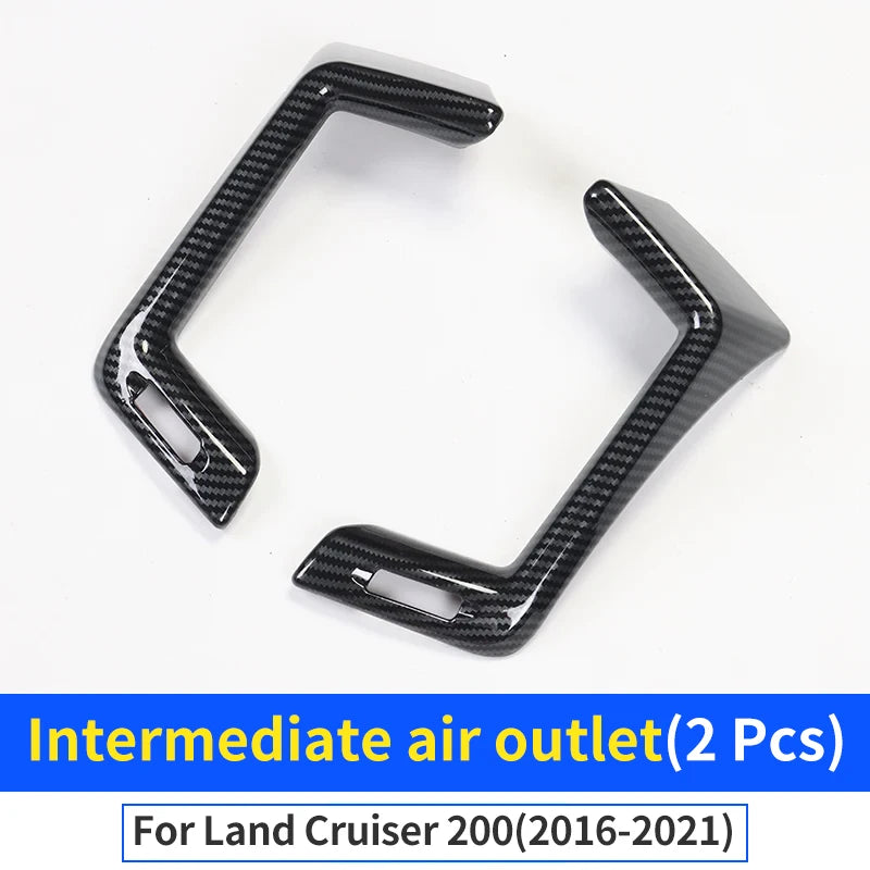 For 2008-2021 Land Cruiser 200 LC200 Interior Design Accessories Upgrade Decorative Car Door Carbon Fiber Texture Handle Panel