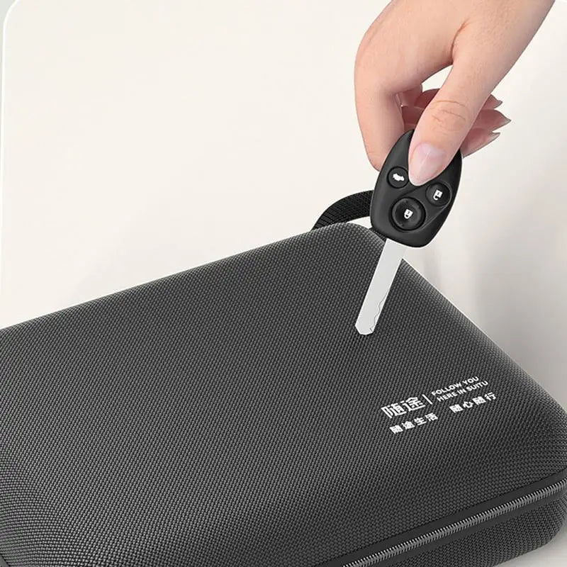 Car Vacuum Carrying Case Mini Vacuum Cleaner Case Pet Hair Vacuum Organizer Zipper Closure Storage Case Durable Compatible For