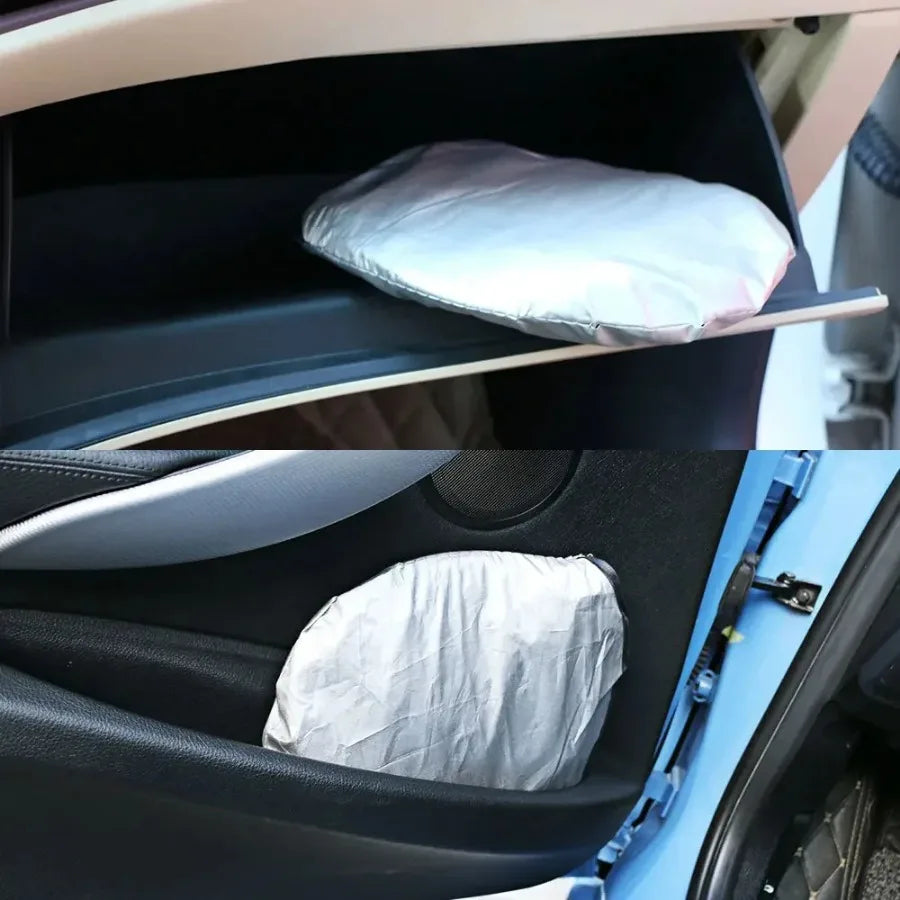Car Windshield Sun Shade Cover - Visor for Interior Use, Folding Parasol, Suitable for Automobiles, Helps with Sun Protection
