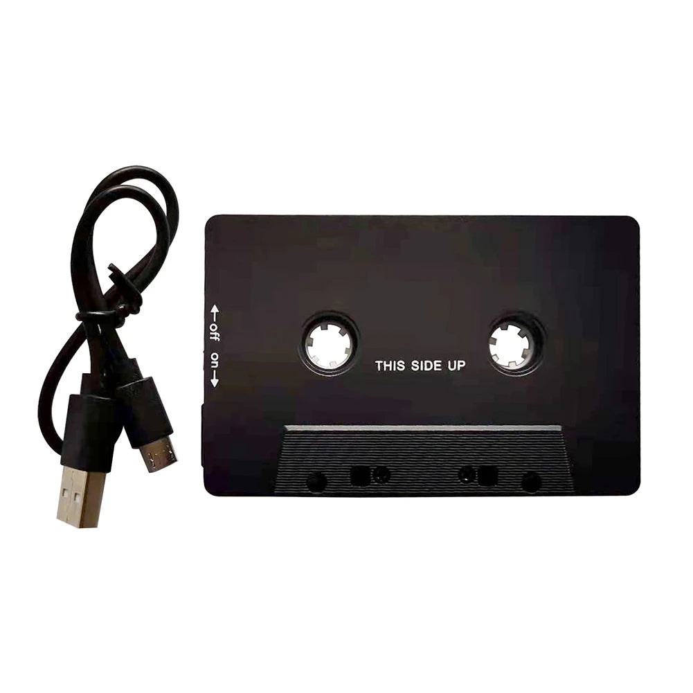 Car Cassette Universal Car Audio Cassette Tape Aux Stereo Adapter for MP3 Player