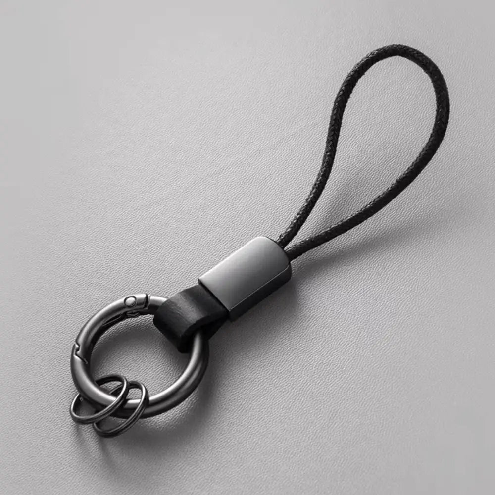 Key Cover Auto Accessories Leather Keychains Waist Belt Buckle Carabiner Keyring Accessories Lanyard Keyring Car Key Holder