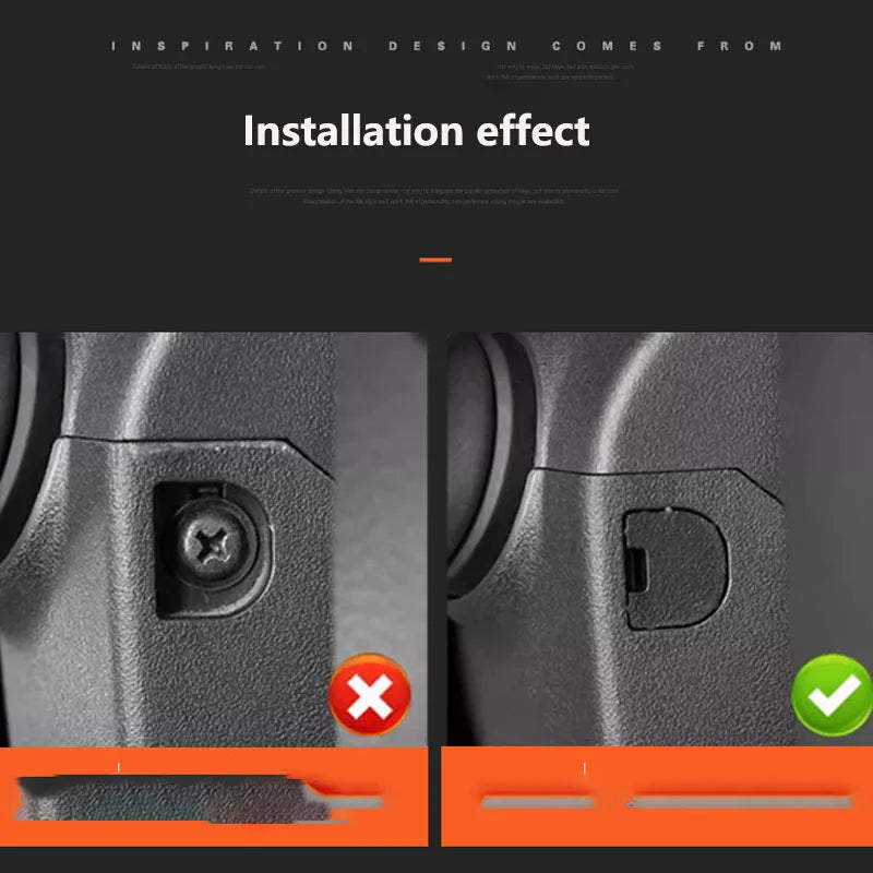 2pcs Steering Wheel Screw Cover Accessories of For Corolla/ Saina /Gravia /Velanda /RAV4 /Hanlan Crown Car Interior Modification