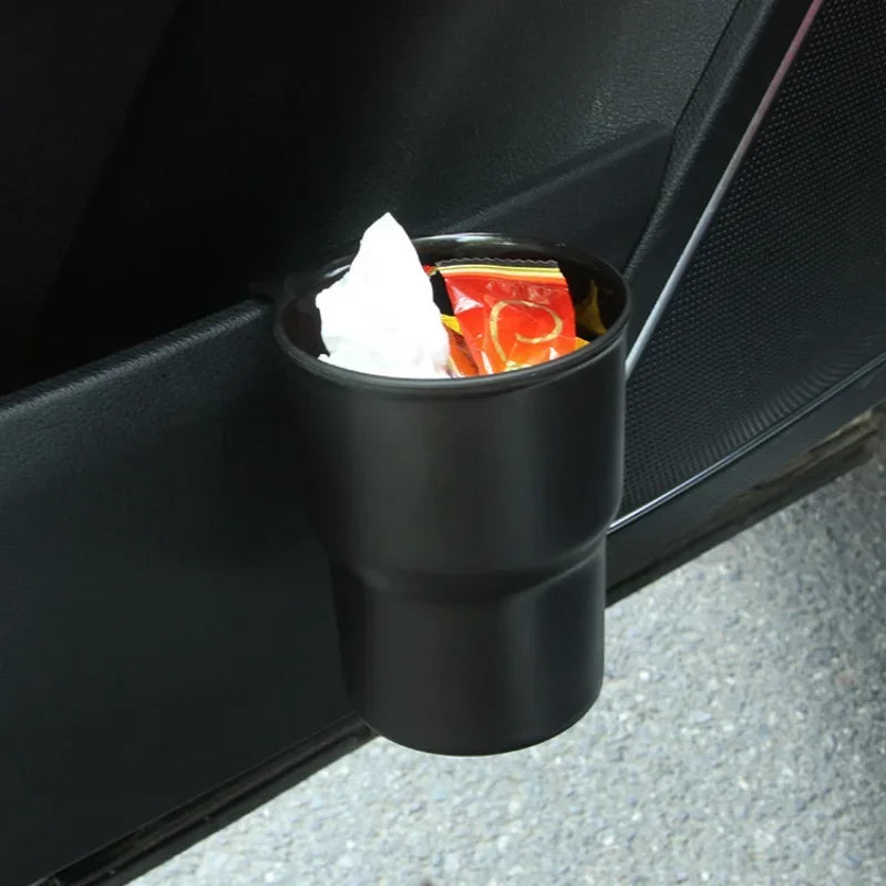 Car Trash Can Mini Auto Dust Organizer Car Interior Garbage Container Storage Bucket Cars Multifunctional Storage Bucket