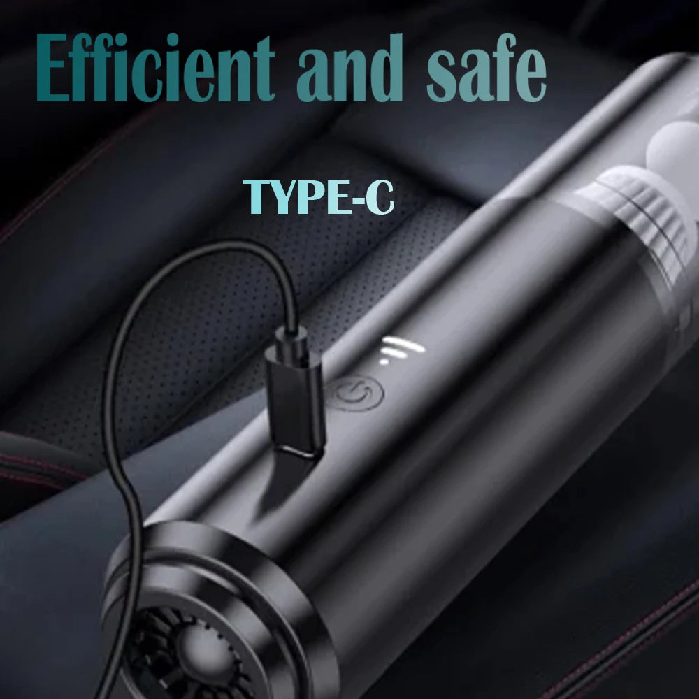 JANGKLIFE 3-in-1 Vacuum Cleaning Set USB Rechargeable Mini Car Vacuum Cleaner Home Use Dust Collector Automotive Cleaning Kit