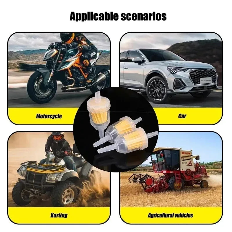 Oil Filters Gas Fuel Filter Car Inner Fuel Filters Motorcycle Scooter Oil Filter Tool Motor ATV Fuel Filter Universal