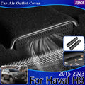 Para Haval H9 Accesorios 2015-2023 2016 2017 2018 2019 Cubiertas de ventilación de coche Protector debajo de los asientos Salida de conducto Accesorios de coche ABS
