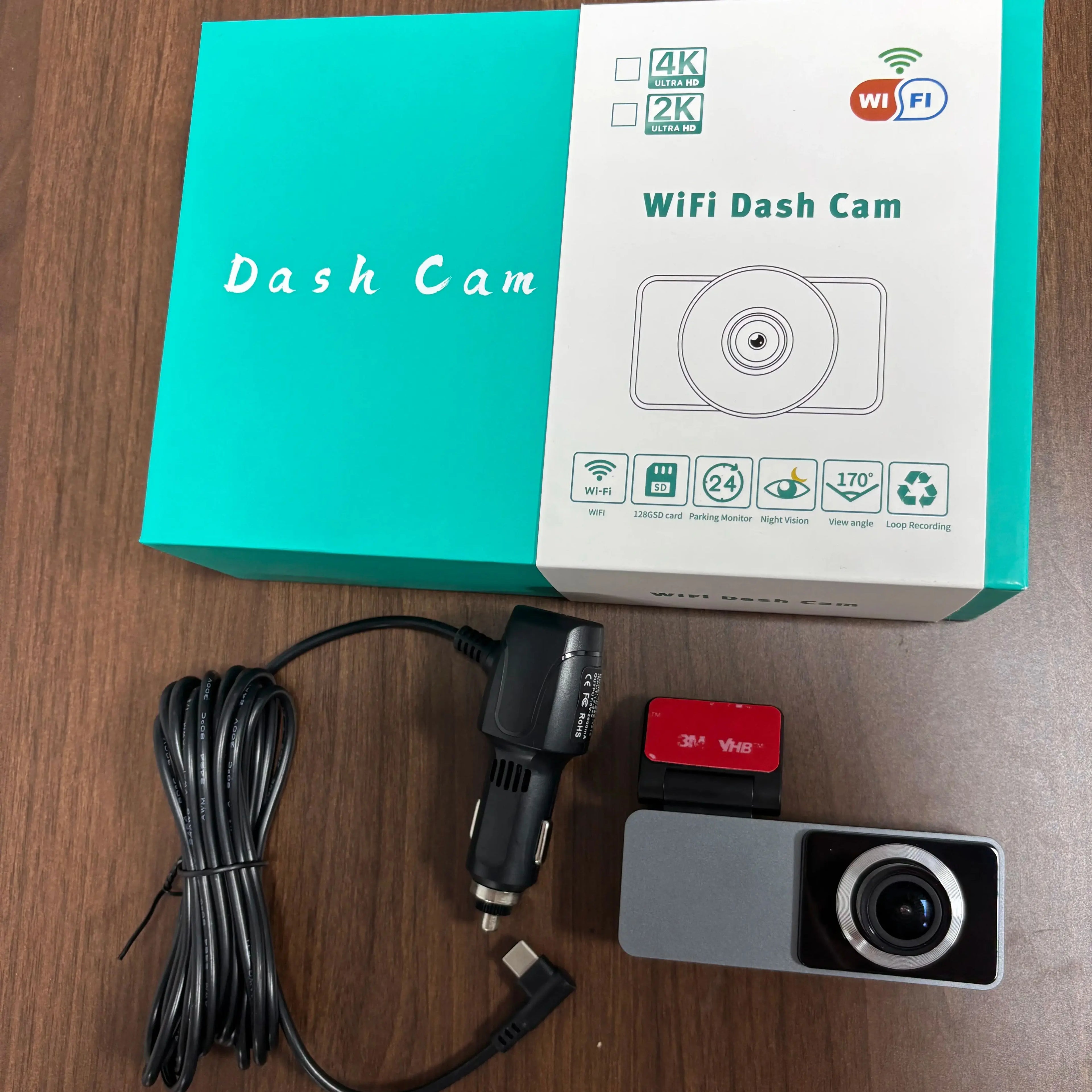 Car DVR HD2K Dash Cam W/ 1.47" IPS Screen car camera WiFi DVR WiFi Vehicle DVR  Car DVR Came