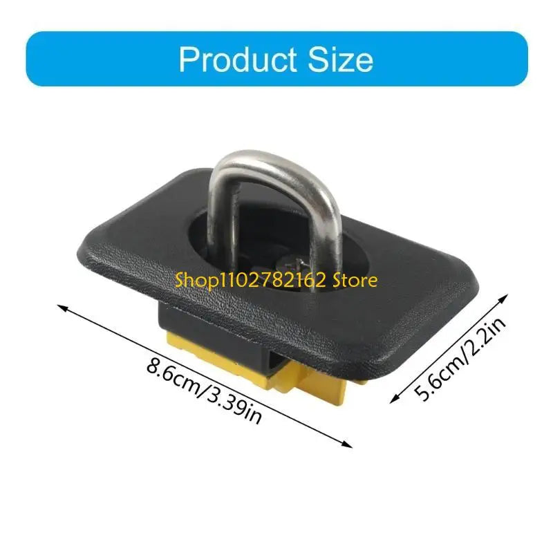 547B Truck Bed Retractable Rings Anchors Truck Bed Tie Down Anchors Multipurpose Tie Down Anchors for Enhances Load Stability
