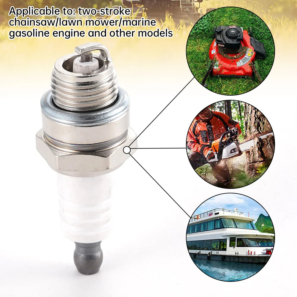 1/5Pcs Mower Flower Spark Plug RJ19LM BR2LM Lawn Mower Spark Plugs for Briggs & Stratton Engines Motors Power DIY Accessories