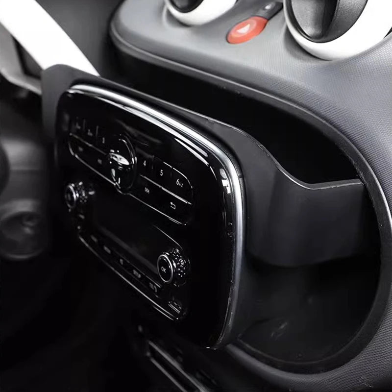 Car Center Control Screen Rear Storage Tray Storage Box Car Interior Accessories for Mercedes Smart 453 Fortwo Forfour 2015-2019