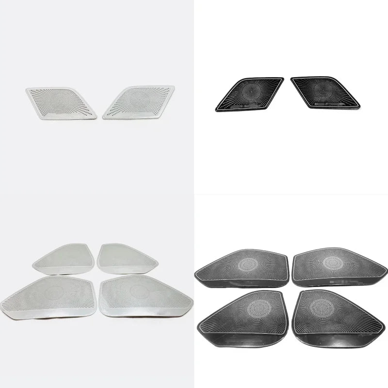 For Audi A4/A5/S4 2017-2022 Interior Accessories Stainless Steel Door Speaker Audio Loudspeaker Cover Trim Car Styling