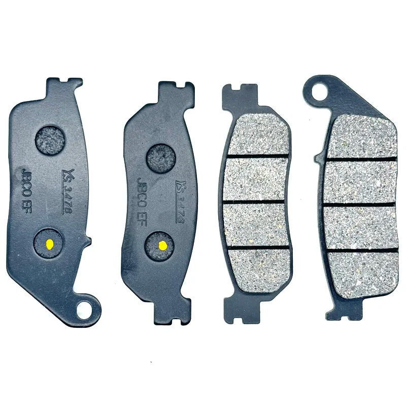Motorcycle Front & Rear Brake Pads For YAMAHA VP125 X-City 125 07-20 VP250 X-City 250 07-17 YP125 X-MAX XMAX 10-18 / ABS 11-16