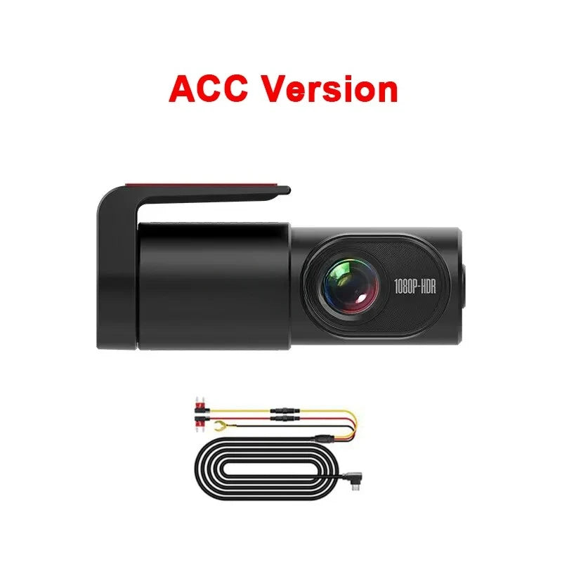 Car Camera Black Box 140° Wide-Angle View Dash Cam With WiFi Dashcam USB Dvr Single Lens HD ADAS Driving Assistance Mini 1080P