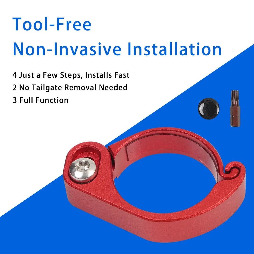 For Ford F350 F250 F150 2015-2023 Truck Tailgate Lock Accessories Repair Parts Black/Red