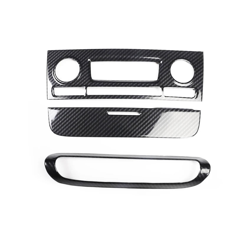 Car Carbon Styling Interior Modification Electric Window Decoration Cover For Smart Fortwo 451 Car Accessories Sticker