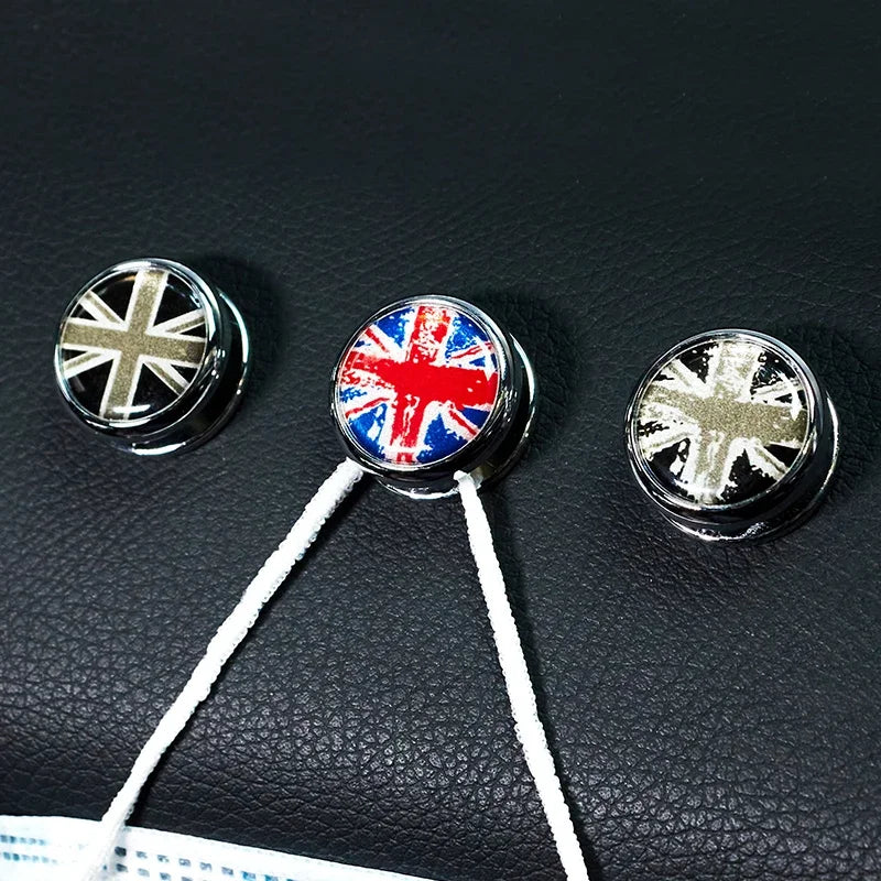 1PC For Mini Cooper Car Interior Sticker Accessories Fastener Cable Key Alloy Hook Up Holder Storage Clip For F56 F60 R56 R60