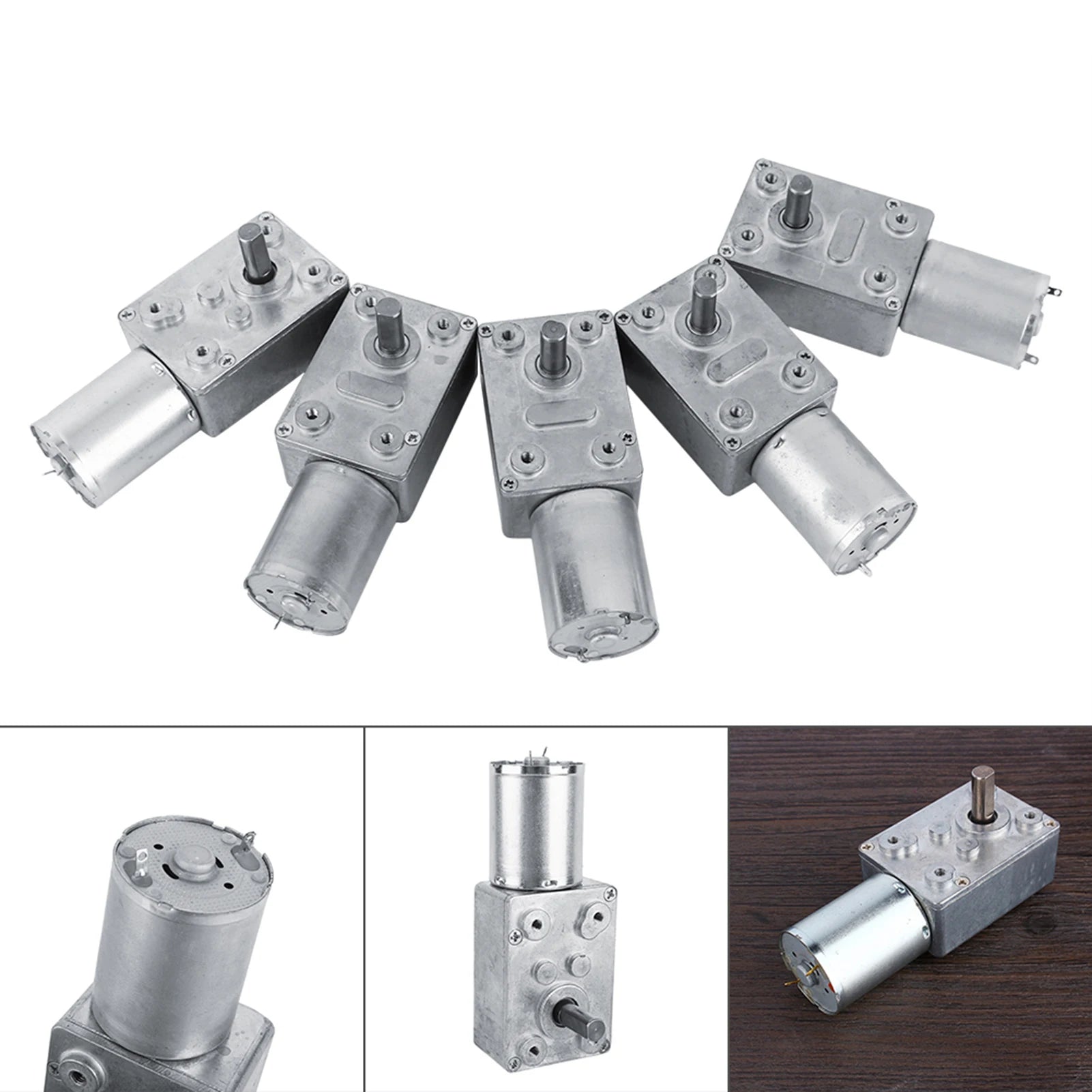 Electric Drive Motor Electric Motor Reversible High  Worm Geared Motor DC 12V Reduction Motor CW/CCW High  Motor