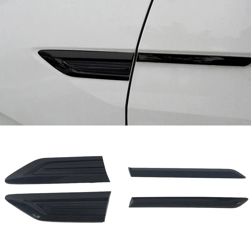 For Volkswagen VW Tiguan 2017 2018 2019 2020 MK2 Car Accessories Styling ABS Outer Side Fender Front Door Cover Trim