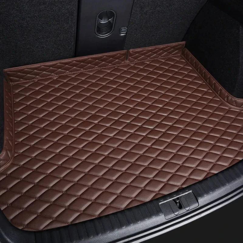 Custom Automotive Car Floor Mats For Mercedes W124 1985 1986 1987 1988 1989 Auto Luxury Leather Men Women Car Mats Full Coverage