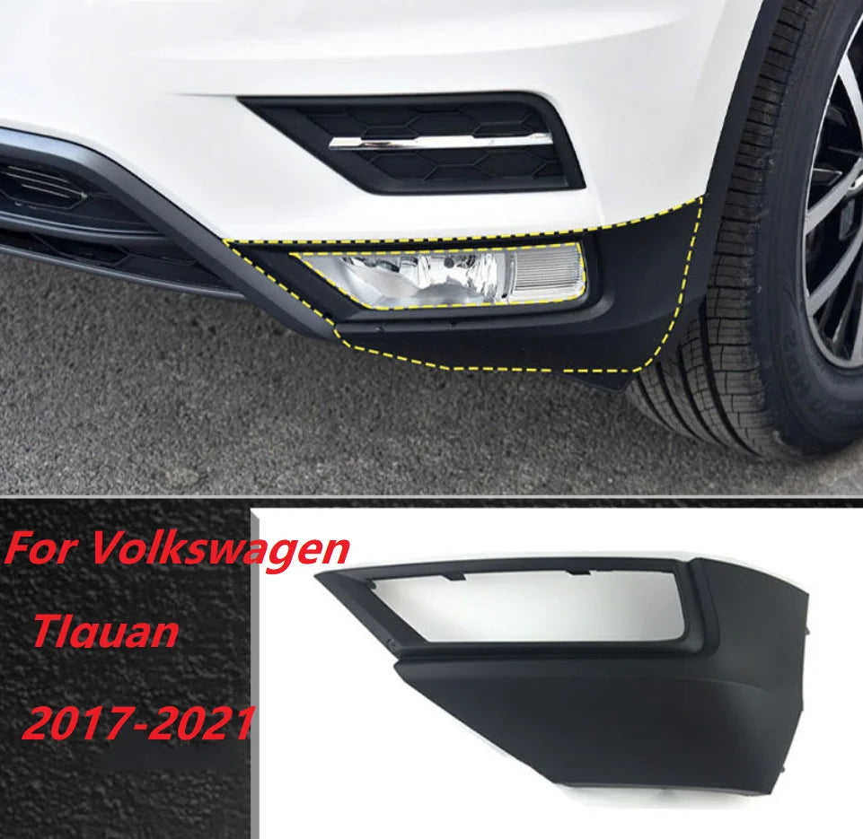 Car Accessory Fog Light Cover Lamp Frame Grille Car Accessories For Volkswagen VW TIguan 2017 2018 2019 2020 2021