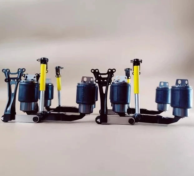 Sistema de suspensión neumática con 8 bolsas de aire para camión Tamiya RC 1/14, remolque, volquete, Scania, Benz, Actros, Volvo, MAN, piezas de bricolaje