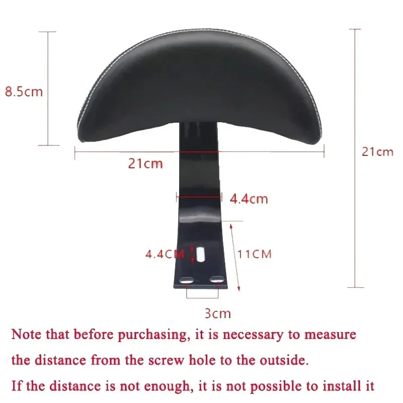 Backrests For motorcycle electric vehicles batteries bicycles, rear backrests children's seat cushions