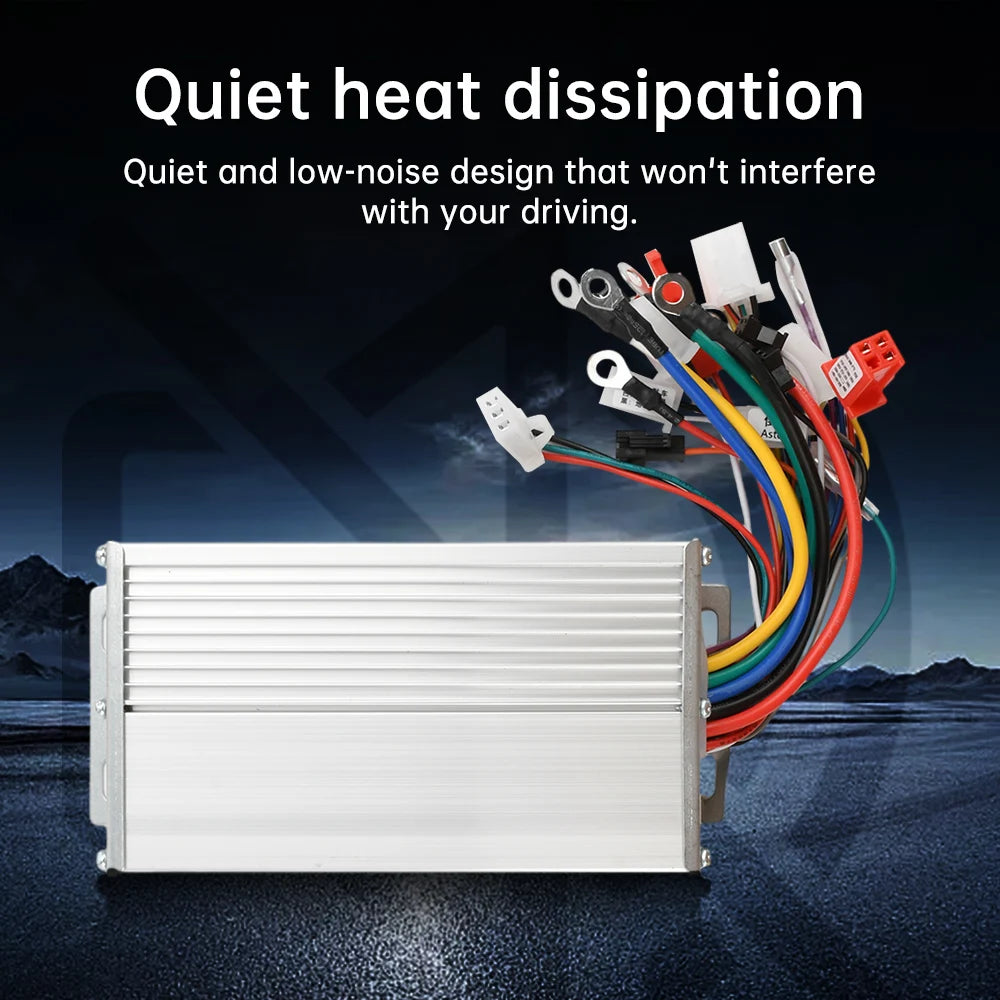 Electric Bicycle Accessories 36/48V Electric Bicycle 500W Intelligent Controller Suitable for Electric Bicycles Scooters