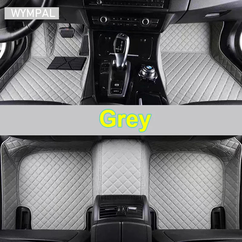 Car Floor Mats For Audi 80 Cabriolet B4 1992 1993 1994 1995 1996 Water Proof Pads Floor Carpet Car Mats Full Set Car Accessories