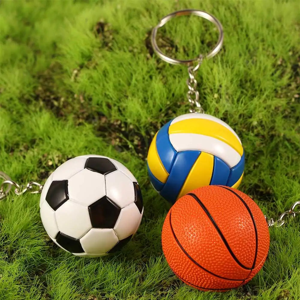 Car Accessories Special Soccer Car Pendant Fun Keychains Key Ring Bag Pendant Ball KeyChain Key Holder
