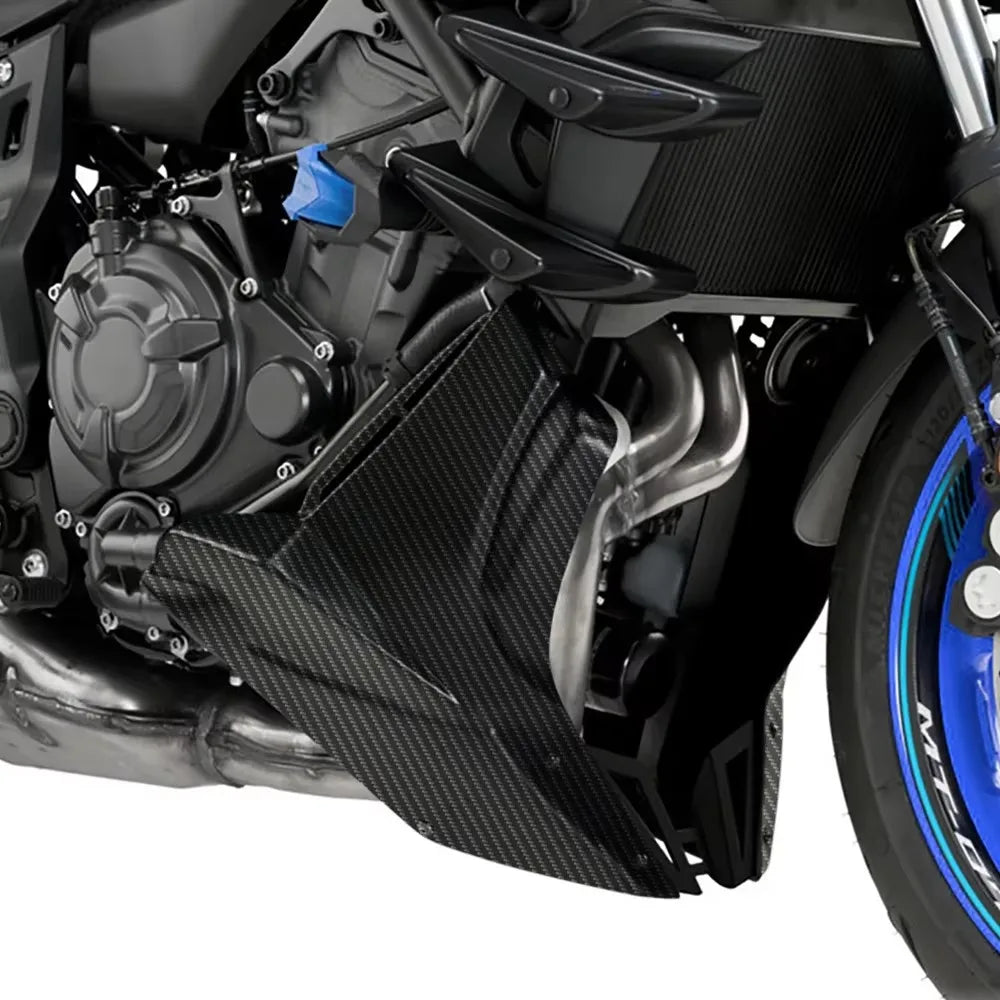 For MT 07 mt07 2021-2024 2023 Motorcycle Accessories Engine Fairing Chassis Guard Exhaust Guard Protective Cover Spoiler Kit