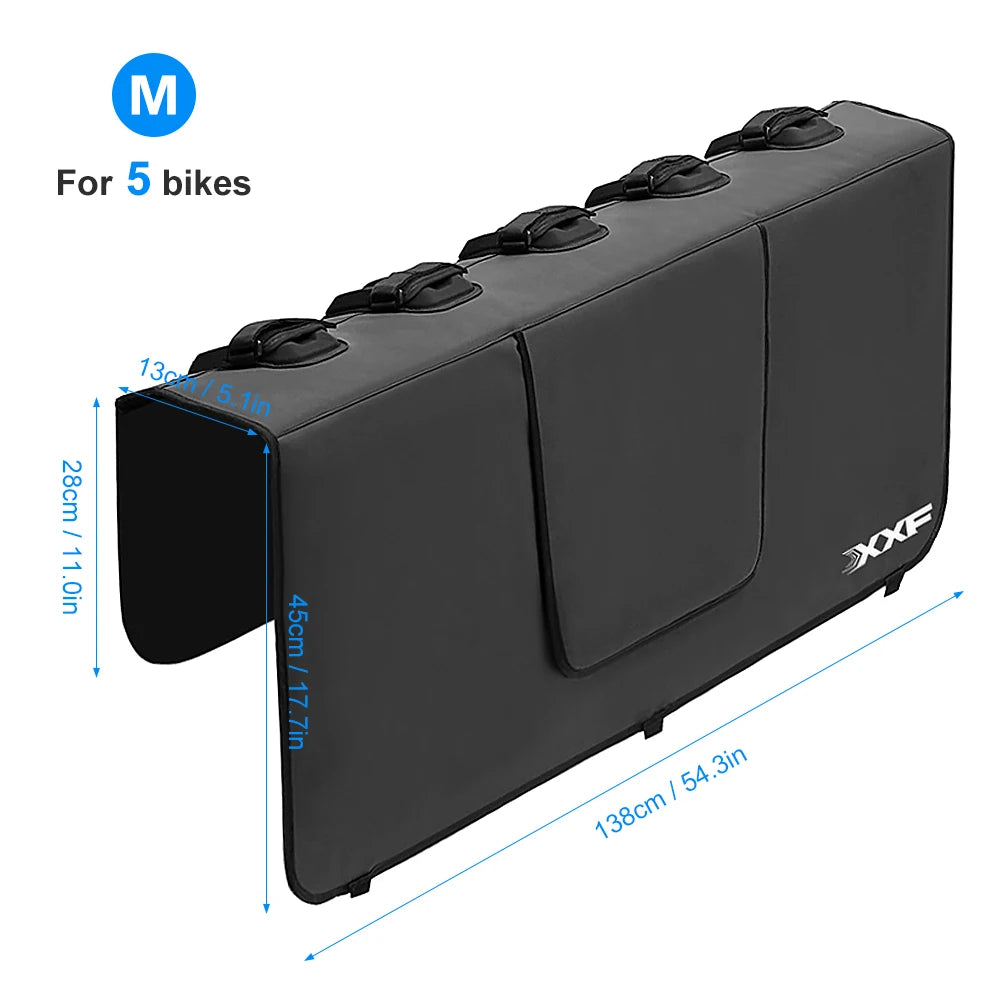 Mountain Bike Tailgate Pad Pickup Truck Tailgate Protection Pad with Fixing Strap For Truck Accessories For Bicycle